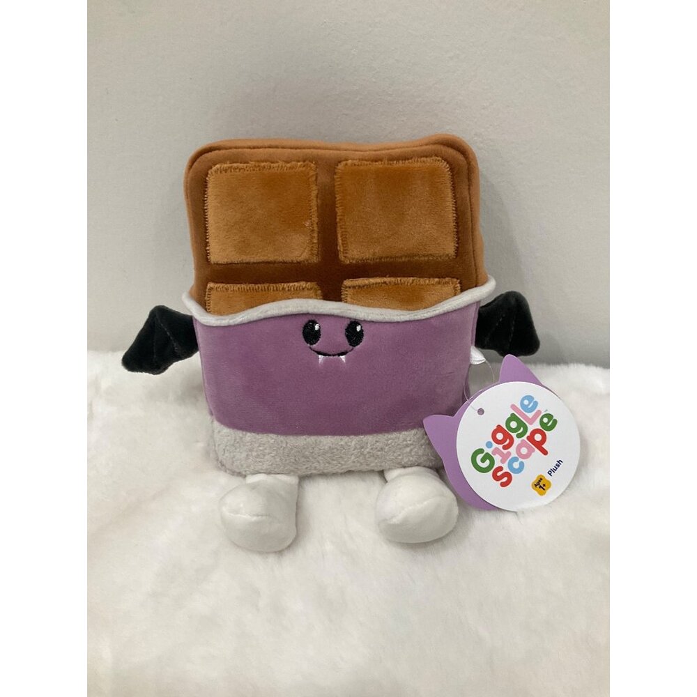 Giggle Scape 2025 Halloween Chocolate Bar BAT Plush Toy New with tags